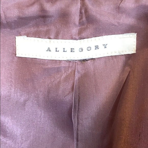 Women's Purple Wool Blend Jacket sz 18 - Picture 3 of 8